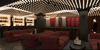 Interior design using lights 